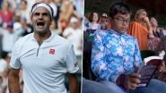 Roger Federer vs Rafael Nadal Semi-Final: Indian Origin Boy Engrossed in His Book During Wimbledon 2019 Clash of Tennis Greats Inspires Funny Memes on Twitter