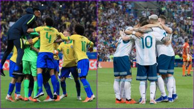 Brazil vs Argentina Head to Head Record: Ahead of Copa America 2019 Semi-Final Clash, Here Are Match Results of Last 5 BRA vs ARG Encounters!
