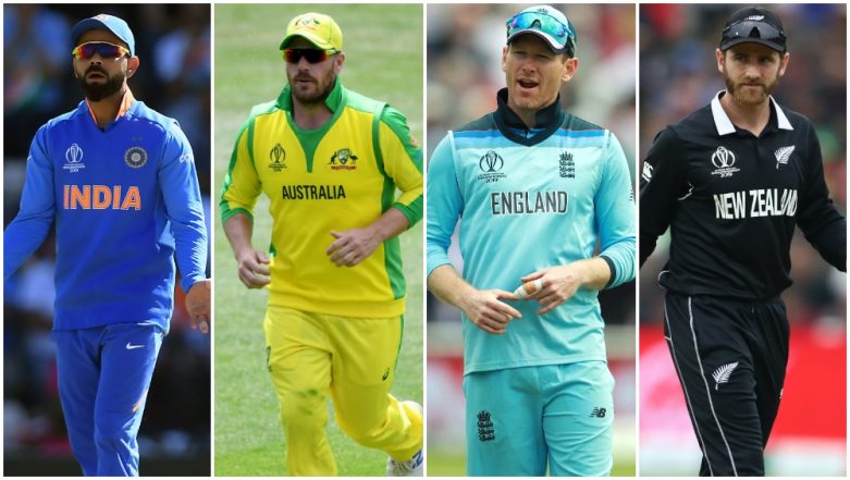 ICC CWC 2019 Semi-Finals Schedule: India Play New Zealand and Australia Face England in Semis