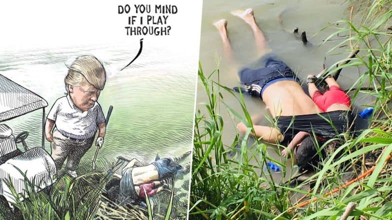 Anti-Trump Illustration on Border Crisis Featuring Migrant Dead Father-Daughter Goes Viral, Costs Canadian Cartoonist His Job