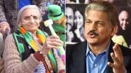 Anand Mahindra Promises to Sponsor Indian Team Fan, 87-Year-Old Charulata Patel&rsquo;s Tickets For All Team India Matches at ICC CWC 2019