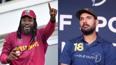 I Am Ready! Universe Boss Chris Gayle Replies to Yuvraj Singh’s ‘Let’s Hit Some Sixes’ Tweet Ahead of GT20 Canada