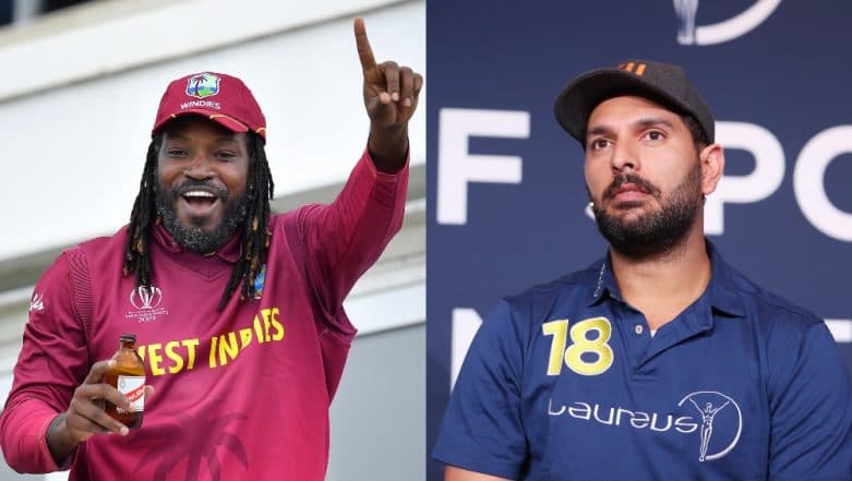 I Am Ready! Gayle Replies to Yuvraj Singh’s ‘Let’s Hit Some Sixes’ Tweet Ahead of GT20 Canada