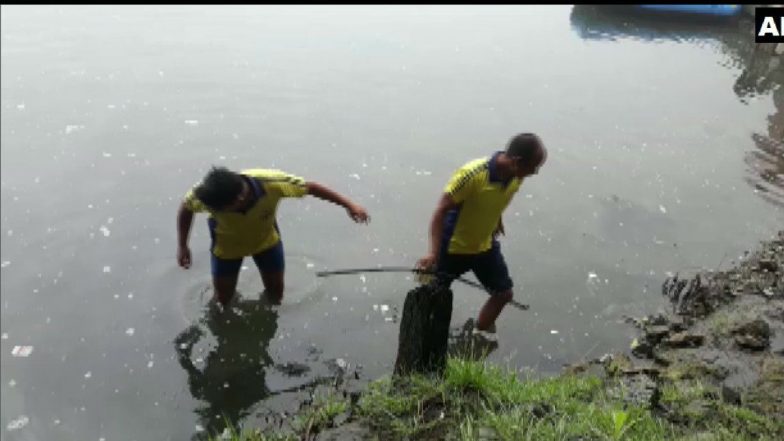 Uttrakhand: SDRF Team Conducts Cleanliness Drive in Nainital Lake