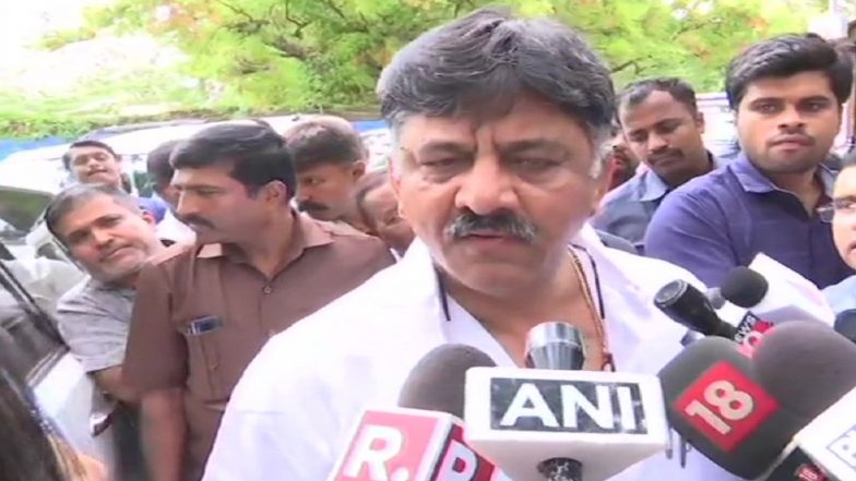 Karnataka Govt Crisis: Congress' DK Shivakumar Admits 'Tearing Up' Resignation of Rebel MLAs, Dares Them to File Complaint