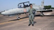 Flight Lieutenant Avani Chaturvedi, One of The First Female Fighter Pilots, Tests Cockpit Simulator of F-21 Aircraft