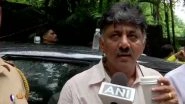 DK Shivakumar Gets Momos From Mumbai Hotel, But No Entry, As He Waits Outside in Rain to Meet Rebel Karnataka MLAs