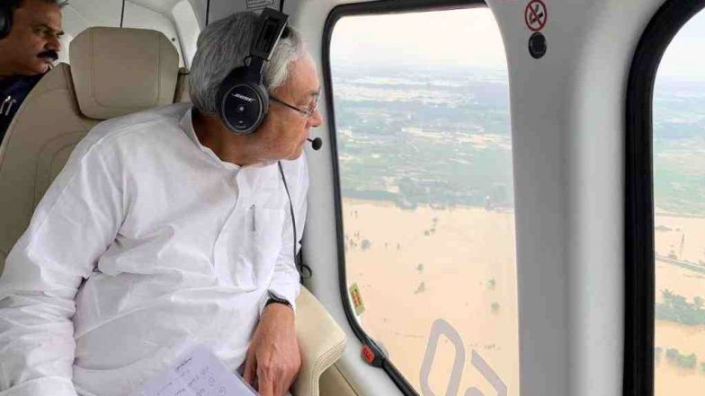 Bihar Flood Turns Grim: 4 Dead, 18 Lakh Hit; CM Nitish Kumar Conducts Aerial Survey