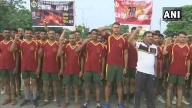 Punjab: ITBP Organises 'Run for Martyr' in Amritsar to Commemorate Kargil War Heroes