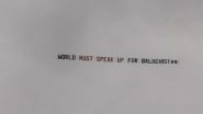'World Must Speak Up For Balochistan' Banner Flies Above Edgbaston Cricket Stadium During CWC 2019 Australia vs England Semi-Final (Watch Video)