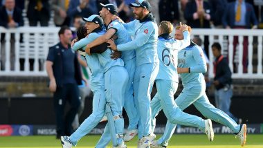England Are the Champions! Eoin Morgan and Co. Win ICC Cricket World Cup 2019 in Thriller Super-Over Final Match Against New Zealand