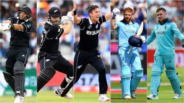 NZ vs ENG, ICC Cricket World Cup 2019 Final, Key Players: Kane Williamson, Jason Roy, Trent Boult & Other Cricketers to Watch Out for at Lord’s in London