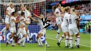 England vs USA, FIFA Women's World Cup 2019 Live Streaming: Get Telecast & Free Online Stream Details of ENG vs USA Semi-Final Football Match in India