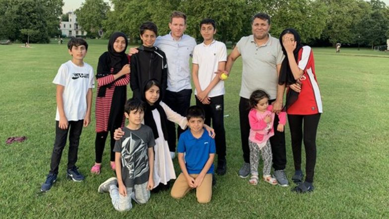 Rashid Khan Calls Eoin Morgan a Legend for Playing Cricket With Afghan Family (See Post)