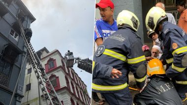 Mumbai: Fire at Churchill Chamber Building Near Taj Mahal Hotel in Colaba, One Killed