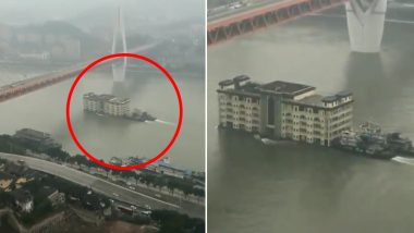 Five-Storey Building Floats in China's Yangtze River! Twitterati Has Funny Reactions For This Viral Video