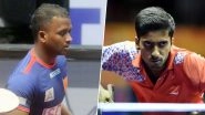 G Sathiyan and Anthony Amalraj Win Bronze in Australian Open 2019, Get India's 1st Ever Medal in This Table Tennis Event