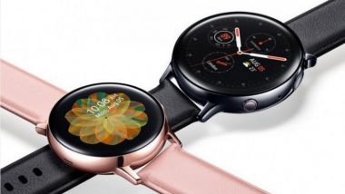 Samsung Galaxy Watch Active 2 Images Leaked Online