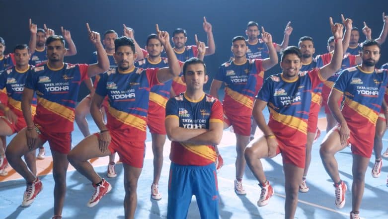 Gautam Gambhir Becomes  Brand Ambassador of UP Yoddha for Pro Kabaddi League 2019