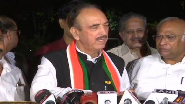 Karnataka Political Row: Ghulam Nabi Azad Hits Out at President, Governor; Says 'Democracy Being Finished'