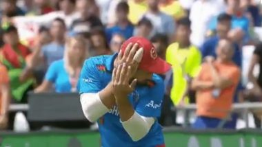 Gulbadin Naib Drops an Easy Catch During WI vs AFG CWC 2019 Match, Twitterati Bashes Up the Afghanistan Captain’s Casual Approach