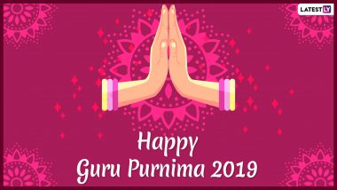 Guru Purnima Images & HD Wallpapers for Free Download Online: Wish Happy Guru Purnima 2019 With GIF Greetings & WhatsApp Sticker Messages