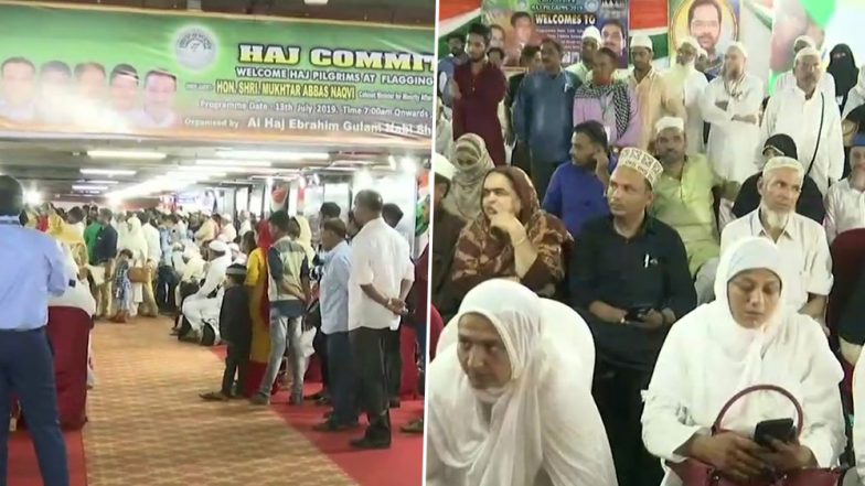 Haj 2019: First Flight From Mumbai to Depart on Sunday, Haj Committee Organizes Flagging-Off Ceremony for Pilgrims