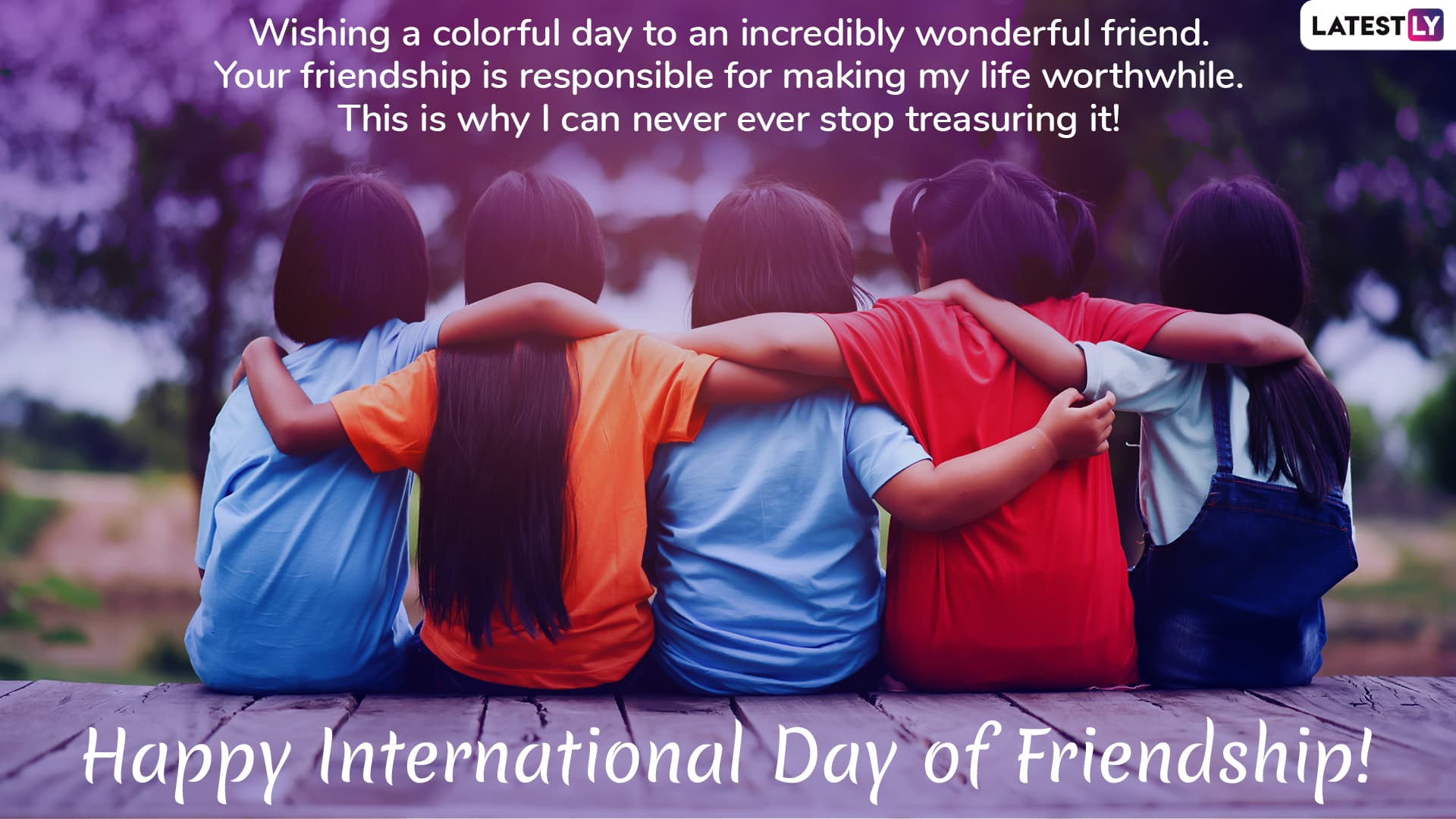 International Friendship Day Wishes WhatsApp Stickers, BFF Quotes, GIF