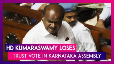 HD Kumaraswamy-Led Congress-JDS Coalition Govt Loses Karnataka Trust Vote