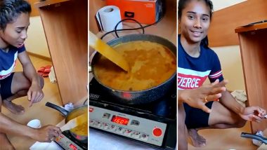Hima Das Wins Hearts Again, This Time for Cooking Assamese Dal in Europe After Winning 5 Gold Medals in a Month; Watch Video