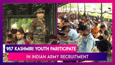 957 Kashmiri Youth Take Common Entrance Test for Recruitment to Indian Army