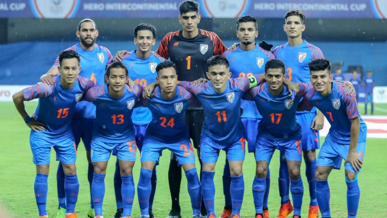 India Football Team Drop Down Two Places in Latest FIFA Rankings, Sunil Chhetri-Led Team Hold 103rd Spot