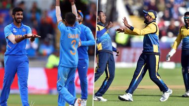 IND vs SL Head-to-Head Record: Ahead of ICC CWC 2019 Clash, Here Are Match Results of Last 5 India vs Sri Lanka Encounters!