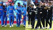 India vs New Zealand, ICC World Cup 2019 Semi-Final: It's Advantage India if Rain Washes Away the Game in Manchester, Know How