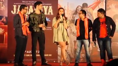 Parineeti, Sidharth React on Kangana Ranaut-Journalist Ugly Spat at the Song Launch of Jabariya Jodi