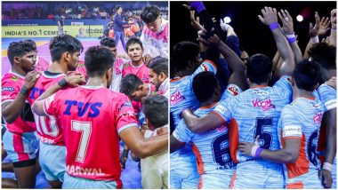 Jaipur Pink Panthers vs Bengal Warriors, PKL 2019 Match Free Live Streaming and Telecast Details: Watch JAI vs BEN, VIVO Pro Kabaddi League Season 7 Clash Online on Hotstar and Star Sports