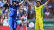 ICC Cricket World Cup 2019: Jasprit Bumrah & Mitchell Starc Look to Learn From Opposition Bowlers