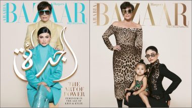 Three Generations of Jenners – Kris, Kylie and Stormi – Pose on Harper Bazaar Arabia Cover – View Pics!