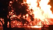 Jim Beam Warehouse Fire in Kentucky Burns 45,000 Barrels of Bourbon, Whiskey Spills Into River (View Pics)