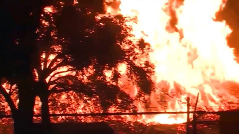 Jim Beam Warehouse Fire in Kentucky Burns 45,000 Barrels of Bourbon, Whiskey Spills Into River (View Pics)
