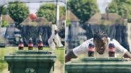 Jofra Archer Gives New Twist to #BottleCapChallenge, Removes Bottle Cap With High-Paced Delivery and a Message to Recycle (Watch Video)