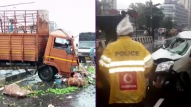 Mumbai: Truck Collides With Car in Jogeshwari; One Dead, 5 Injured