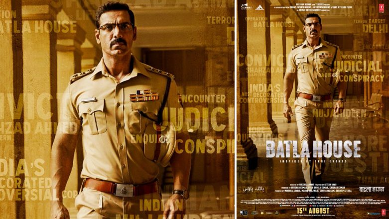 Batla House Poster: John Abraham All Set to Portray as One of the Most Decorated Cops of India