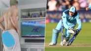 Jos Buttler&rsquo;s Naked Towel Dance Video From a Hotel Room After IPL 2017 Final Run Out Goes Viral After He Was Involved in Similar Incident During ENG vs NZ 2019 WC Final Ball Win