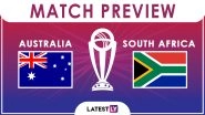 Australia vs South Africa, ICC Cricket World Cup 2019 Match 45 Video Preview
