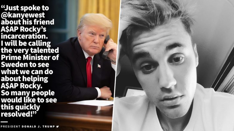 Justin Bieber ‘Appreciates’ Donald Trump Helping ASAP Rocky, but Wants Him to Also Think of Migrants: ‘Let Those Kids Out of Cages?’
