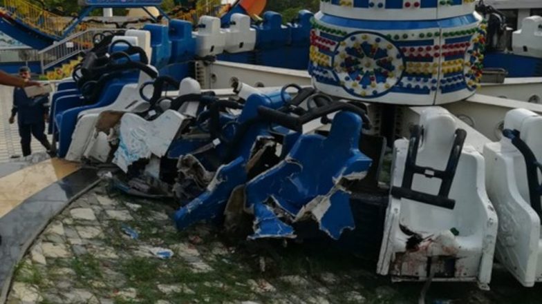 Kankaria Adventure Park Ride Accident: 'Discovery Joyride' Breaks Down in Ahmedabad's Balvatika Amusement Park, Two Killed, 29 Wounded