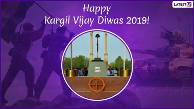 Kargil Vijay Diwas 2019 Messages & Wishes: WhatsApp Stickers, GIF Images, SMS, Patriotic Quotes and Facebook Photos to Send Greetings of This Day