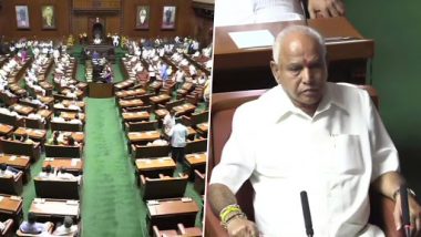 BS Yediyurappa Wins Trust Vote in Karnataka Vidhana Soudha Through Voice Vote