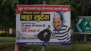 &lsquo;Kejriwal Is Thief&rsquo; Posters Pop Up in Delhi; Akali Dal MLA Manjinder Singh Sirsa Accuses AAP Chief of Corruption